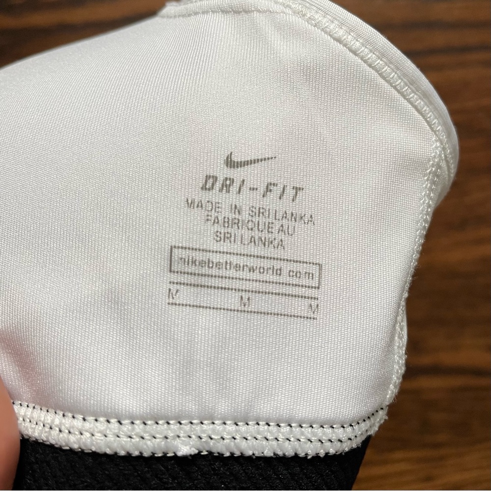 Nike White Dri-Fit Sport Training Bra - Picture 3 of 4